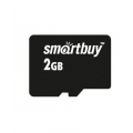 Карта памяти MicroSD 2GB SmartBuy +SD адаптер